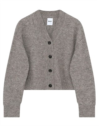 Rana Cozy Days Cardigan - Light Espresso Melange